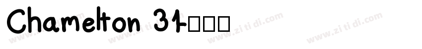 Chamelton 31字体转换